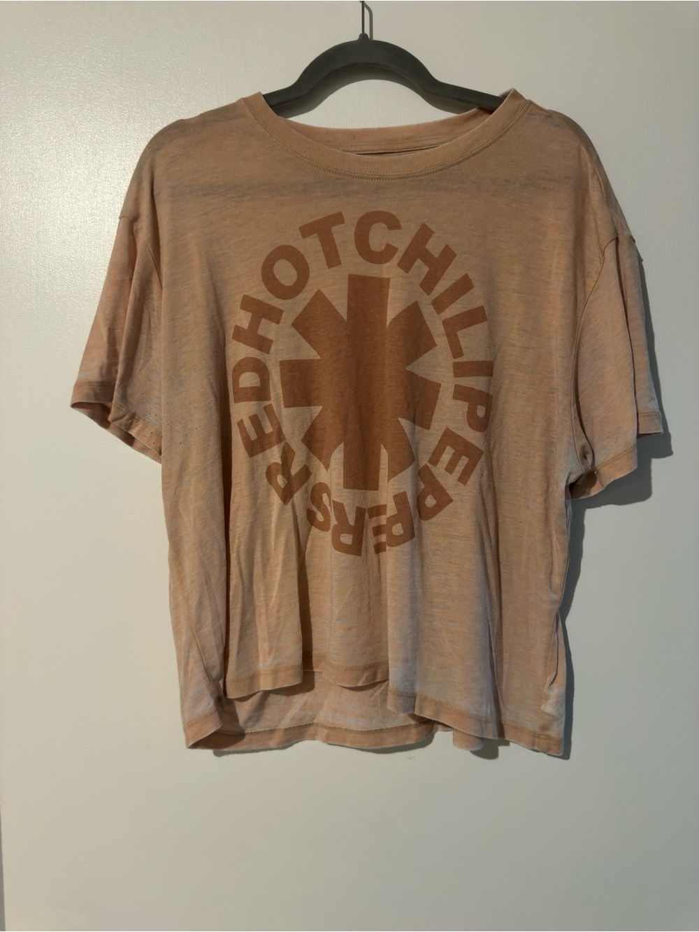 aerie Peach Graphic Short Sleeve Tee